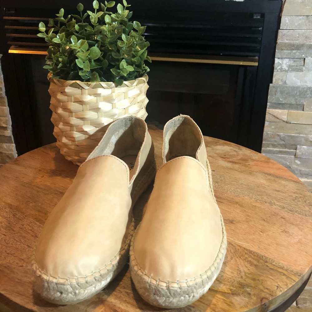 NIB Free People Camel Laurel Canyon Espadrille